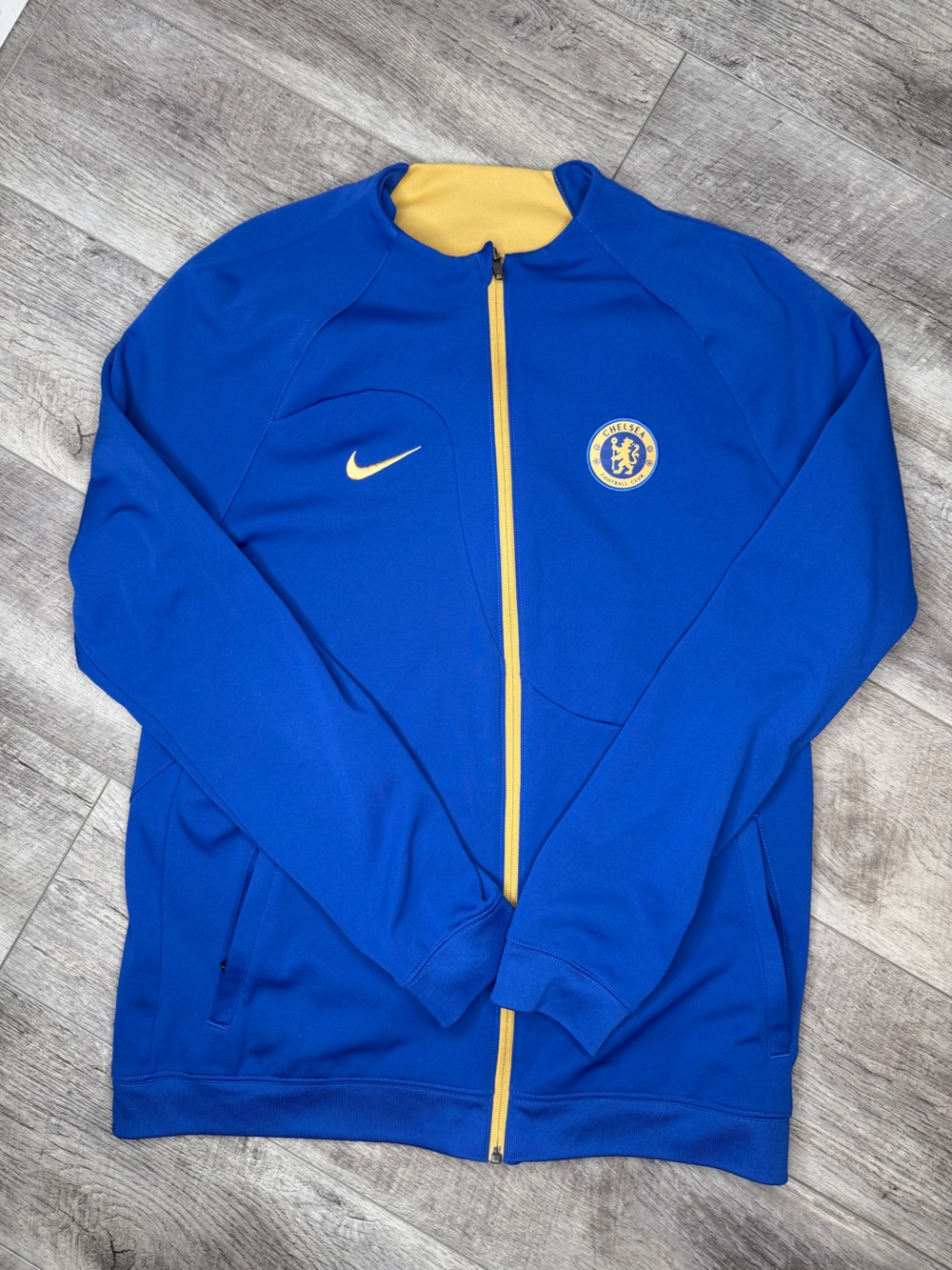 Nike Blue Full-Zip Chelsea FC Track Jacket